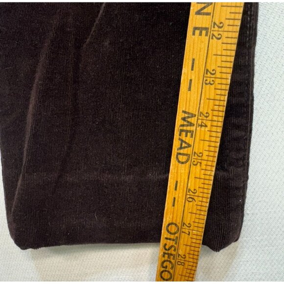 Chaps Womens Corduroy Pants Size 4 Dark Brown - Picture 5 of 10